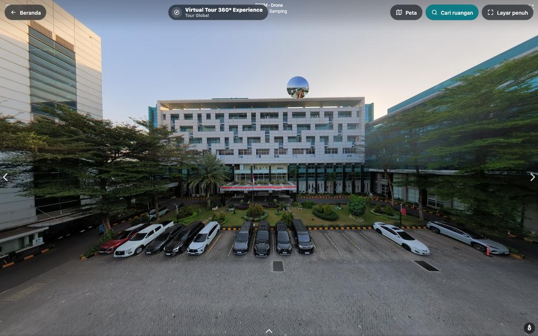 Tour layar penuh — tampilan komputer